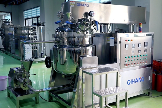 Customized Cosmetic Making Machine Vacuum Emulsifying Homogeneous Mixer